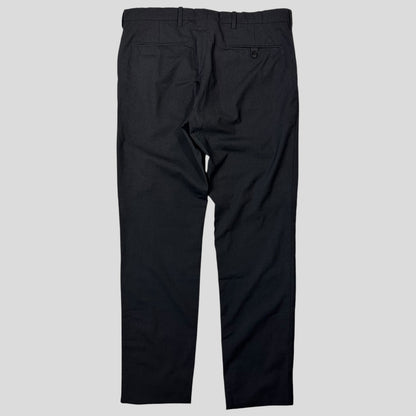 Prada 2016 Virgin Wool Grey Smart Trousers - IT50 (M/L) | Default Title, Grey