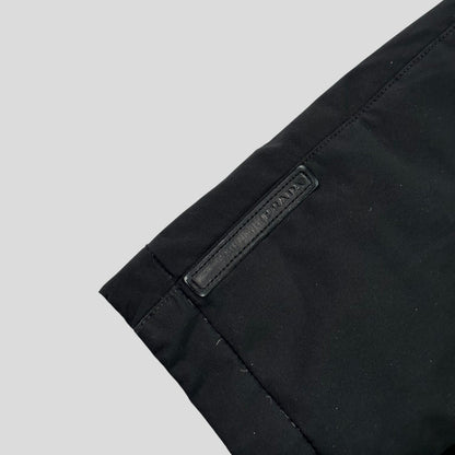 Prada Sport 2008 Goretex Reversible Black Logo Nylon Down Puffer Jacket - IT50 (M)