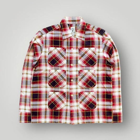South2 West8 Multi Pocket Flannel Shirt S