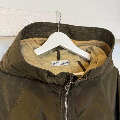 00’s Stone Island Nylon Lightweight Jacket (L) | Large, Olive