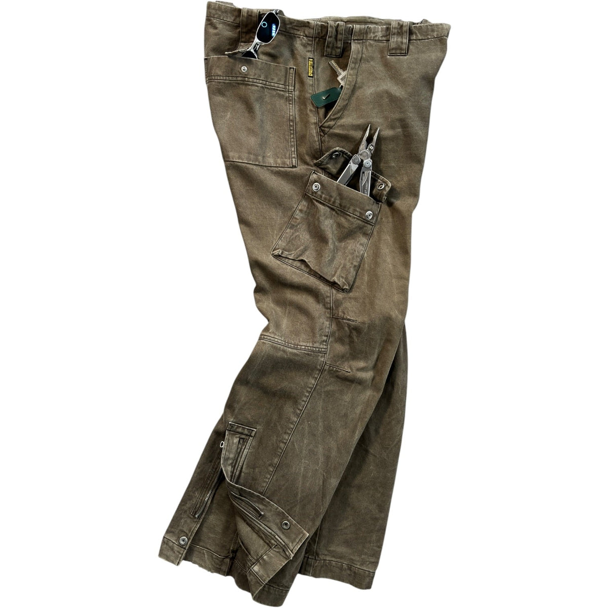 Armani Jeans 00’s Multipocket Cargo Pants W38 | W38, Brown