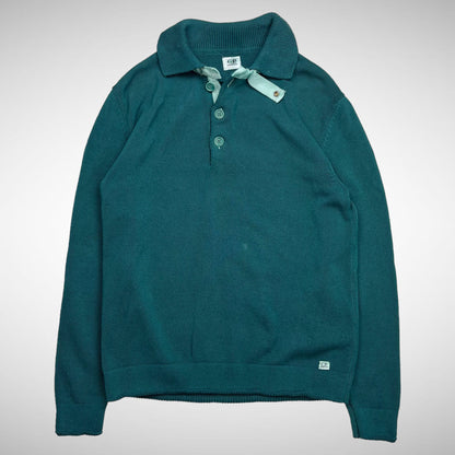 CP Company 1/4 Button Collar Knit (2000s)