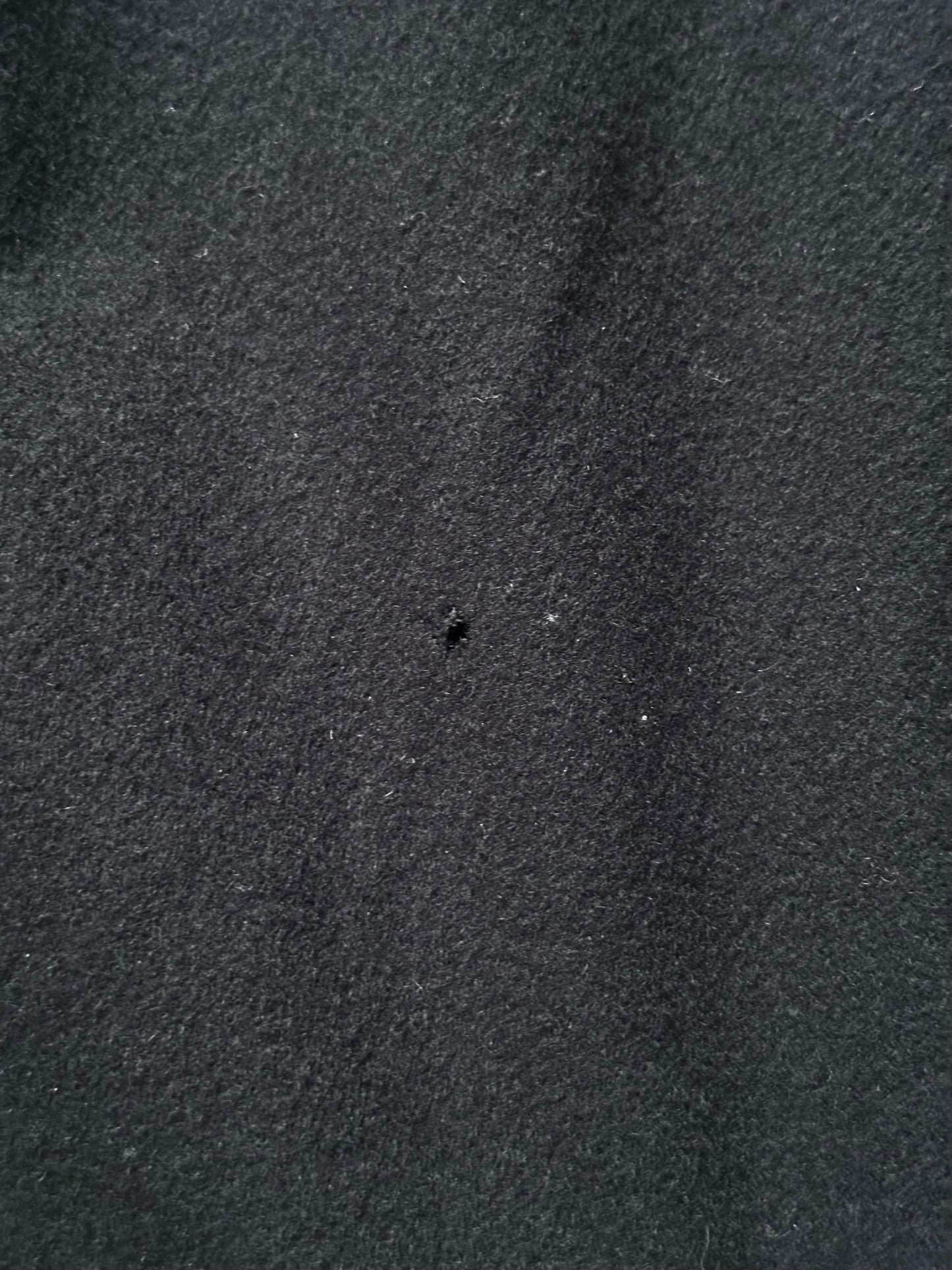 Vintage 1980s Pure Wool Concealed Placket Belted Coat - XL/XXL