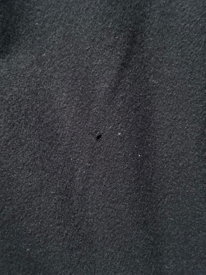 Vintage 1980s Pure Wool Concealed Placket Belted Coat - XL/XXL