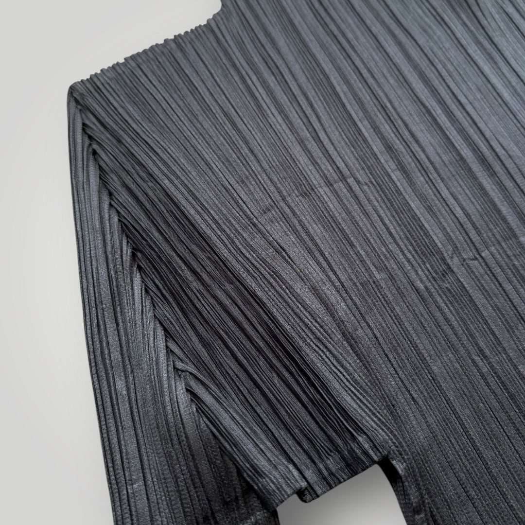 Issey Miyake Pleats Please Funnel Neck Long Sleeve 3