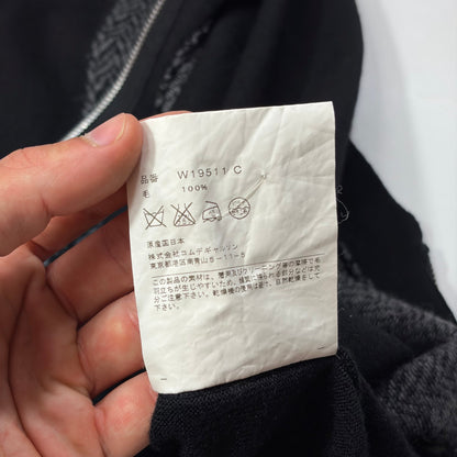 Comme Des Garçons SHIRT Wool Panelled Cardigan Jacket - S/M | Default Title, Black