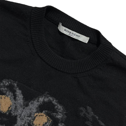 Givency Rottweiler Black Knit Jumper