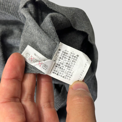 Y’s by Yohji Yamamoto Pearl Button Cardigan - S/M | Large, Grey