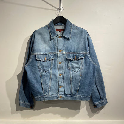 Katharine Hamnett Denim Trucker Jacket | O/S, Light Blue