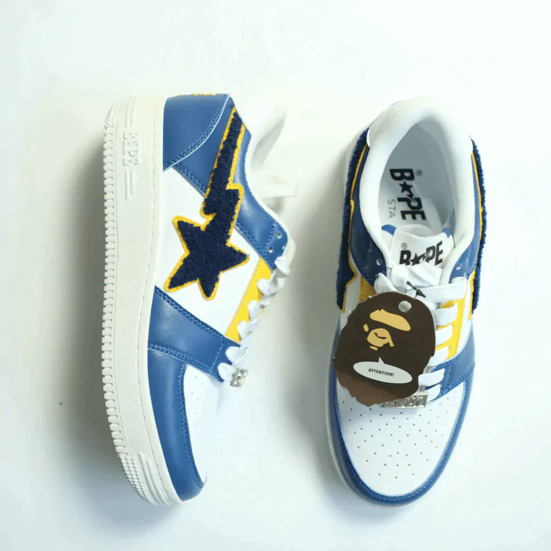 A BATHING APE PATCHED BAPE STA LOW