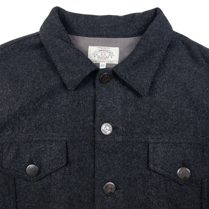 Vintage Armani Jeans Wool Button Up Jacket Size S