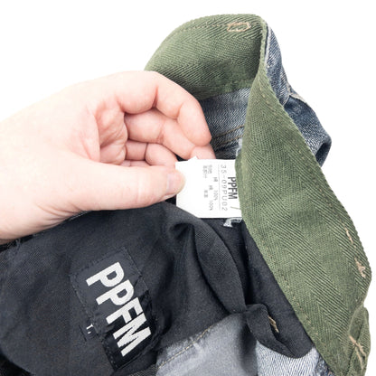 Vintage 2000s PPFM Multi Zip Denim Jeans Size W34 | W34, Grey