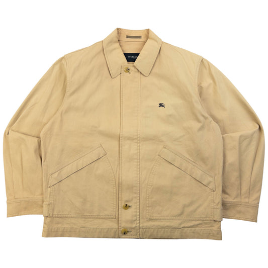 Vintage 2000s Burberry Zip Up Jacket Size S | Small, Beige