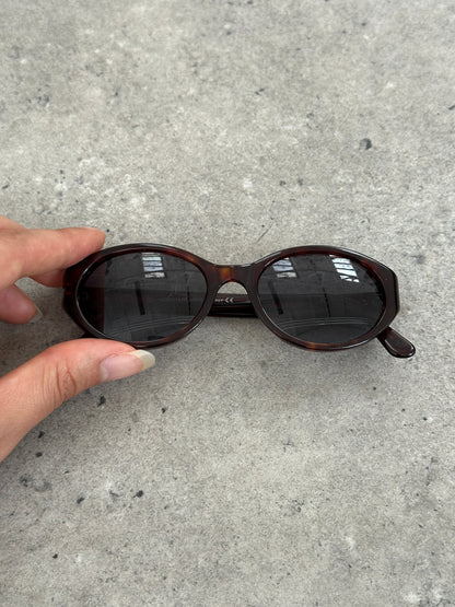 Emporio Armani 2000s Oval Logo Sunglasses