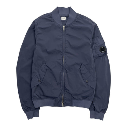 CP Company Nycra Stretch Nylon Bomber Jacket, Size Large | Cp company, Blue
