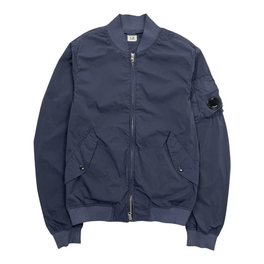 CP Company Nycra Stretch Nylon Bomber Jacket, Size Large | Cp company, Blue