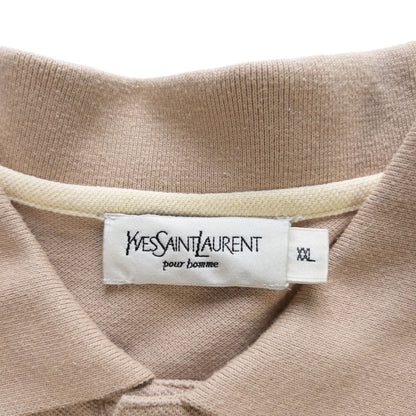 Vintage YSL Yves Saint Laurent Monogram Polo Shirt Size XL