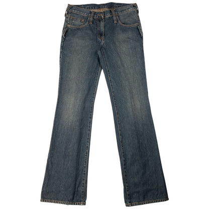 Vintage Evisu Zip Bondage Double Gull Japanese Denim  Jeans Size W30