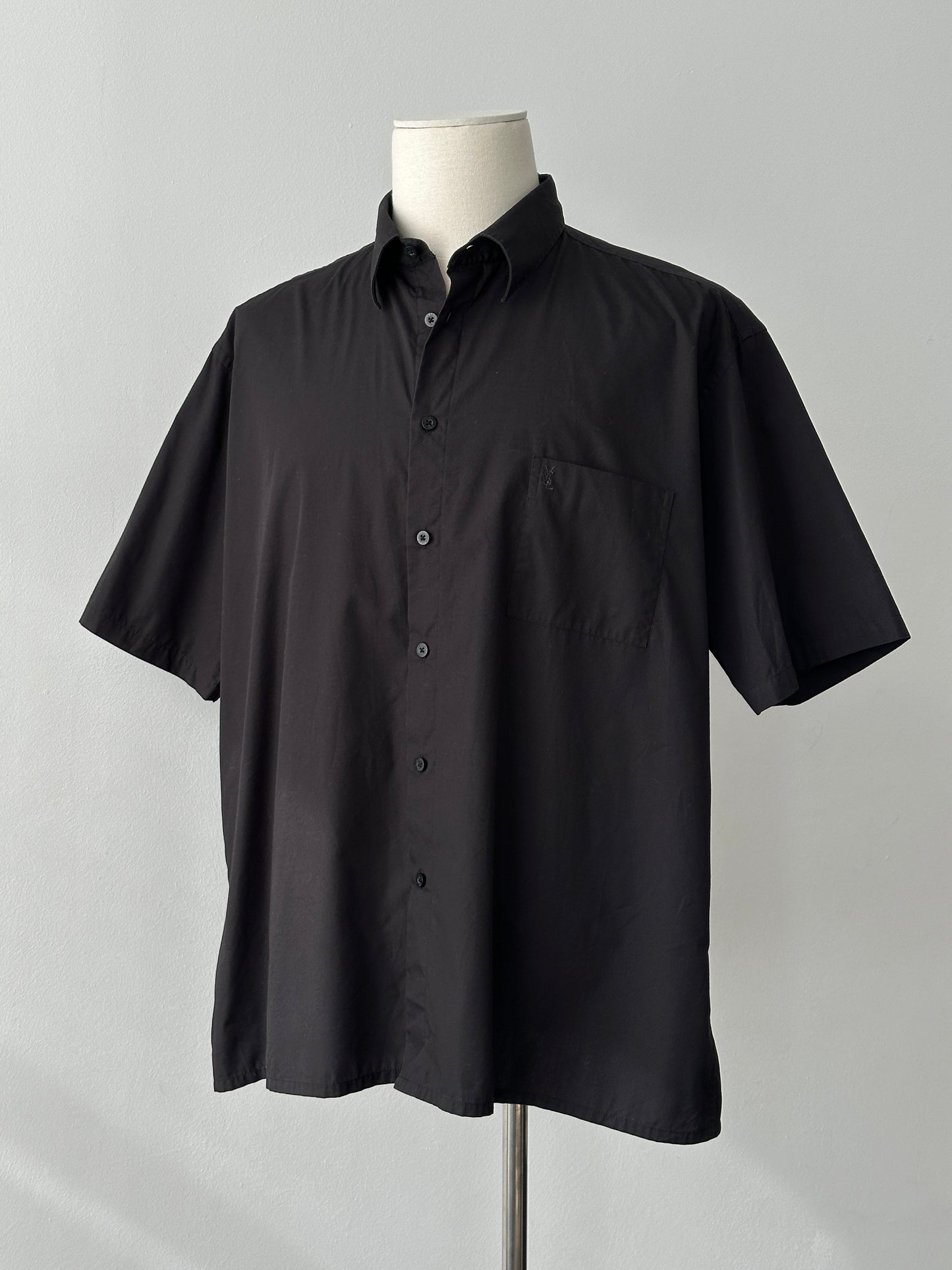 Yves Saint Laurent Pour Homme 2000s Short Sleeve Shirt - XXL