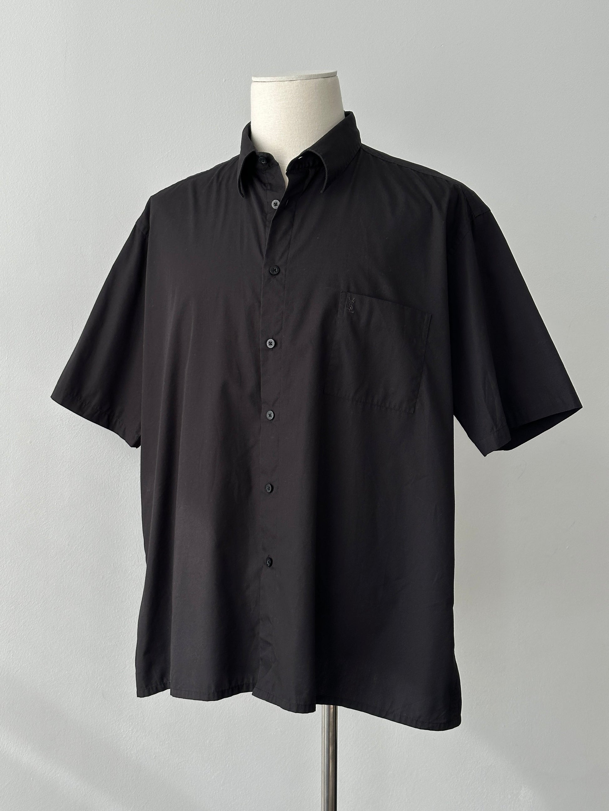 Yves Saint Laurent Pour Homme 2000s Short Sleeve Shirt - XXL