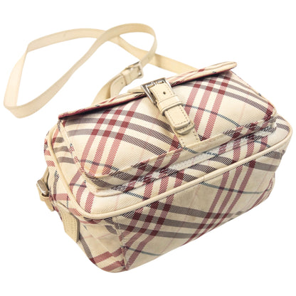 Vintage 2000s Burberry Blue Label Nova Check Crossbody Bag | O/S, Blue