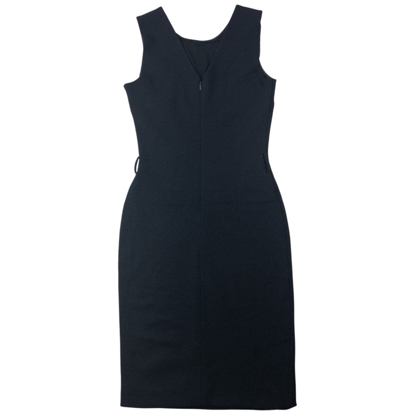 Vintage 2000s Gucci Sleeveless Wool Dress Womens Size XS | XS, Black
