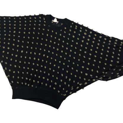 Vintage 1980S Issey Miyake Batwing Bobble Knit Jumper Size L