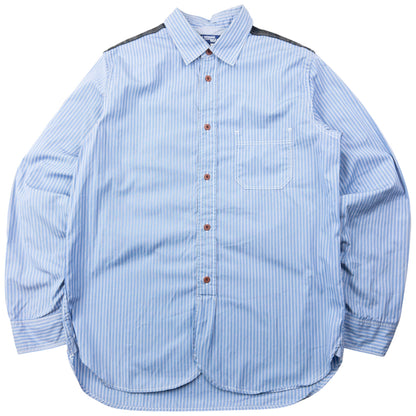 Vintage Junya Watanabe X Comme Des Garçons MAN Button Up Shirt Size S | Small, Blue