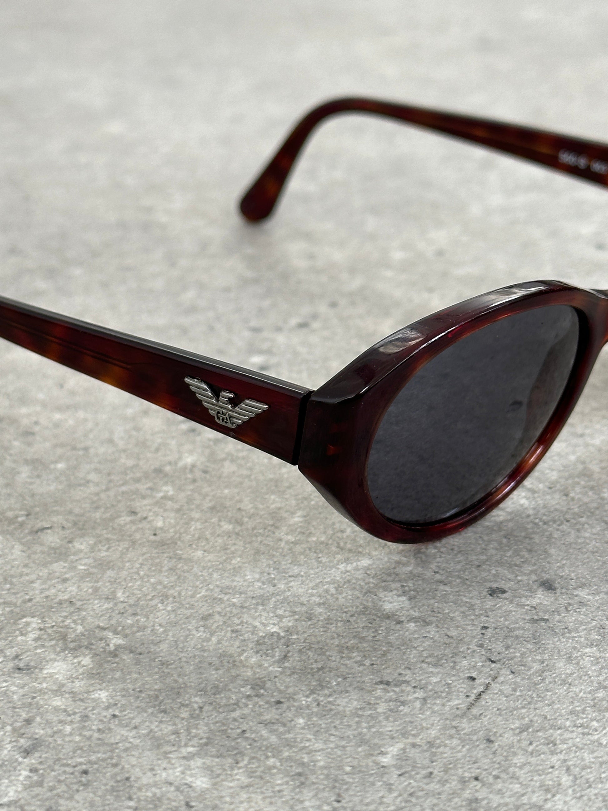 Emporio Armani 2000s Oval Logo Sunglasses