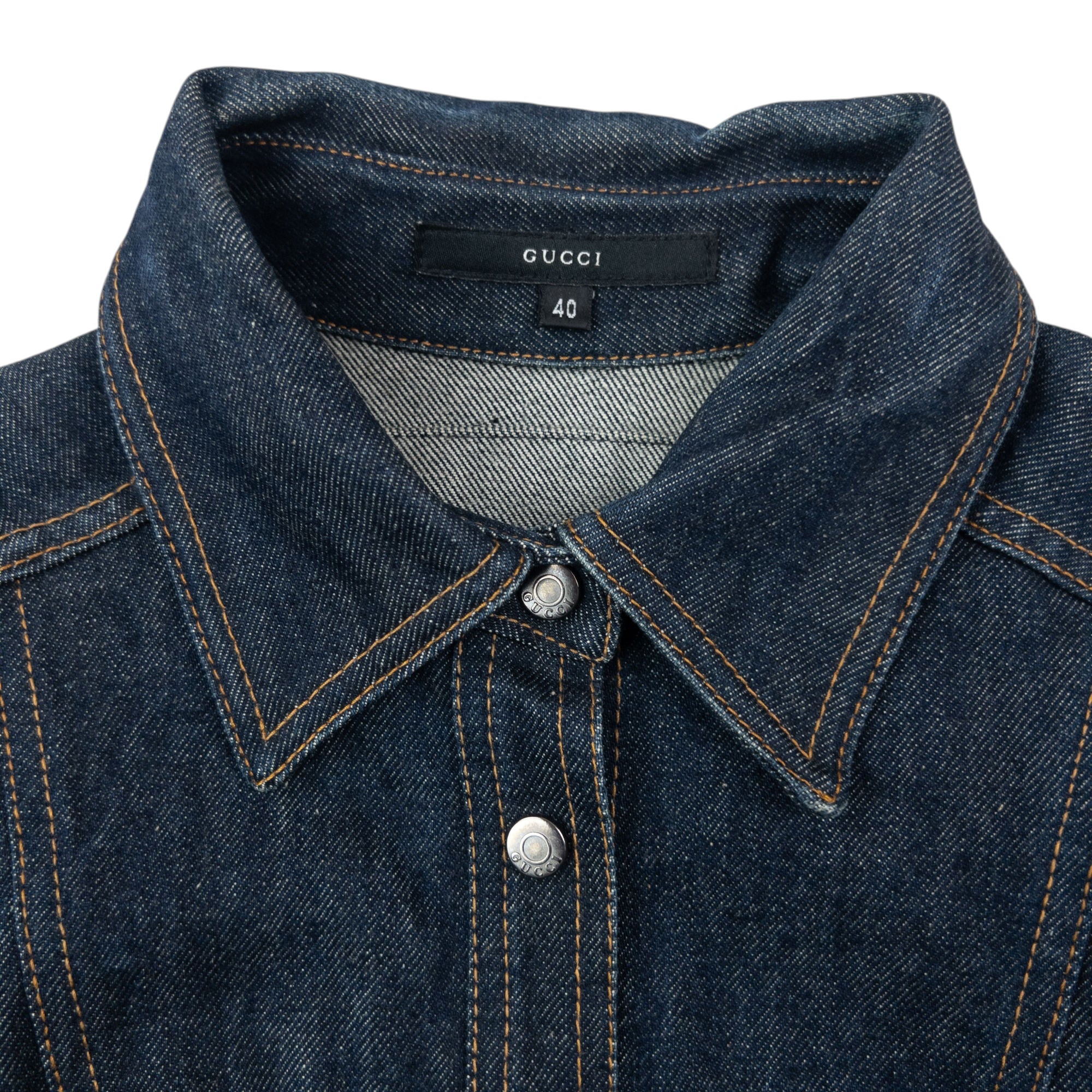 Vtg 90's denim jacket GUCCI by Tom Ford Gucci Denim Jacket