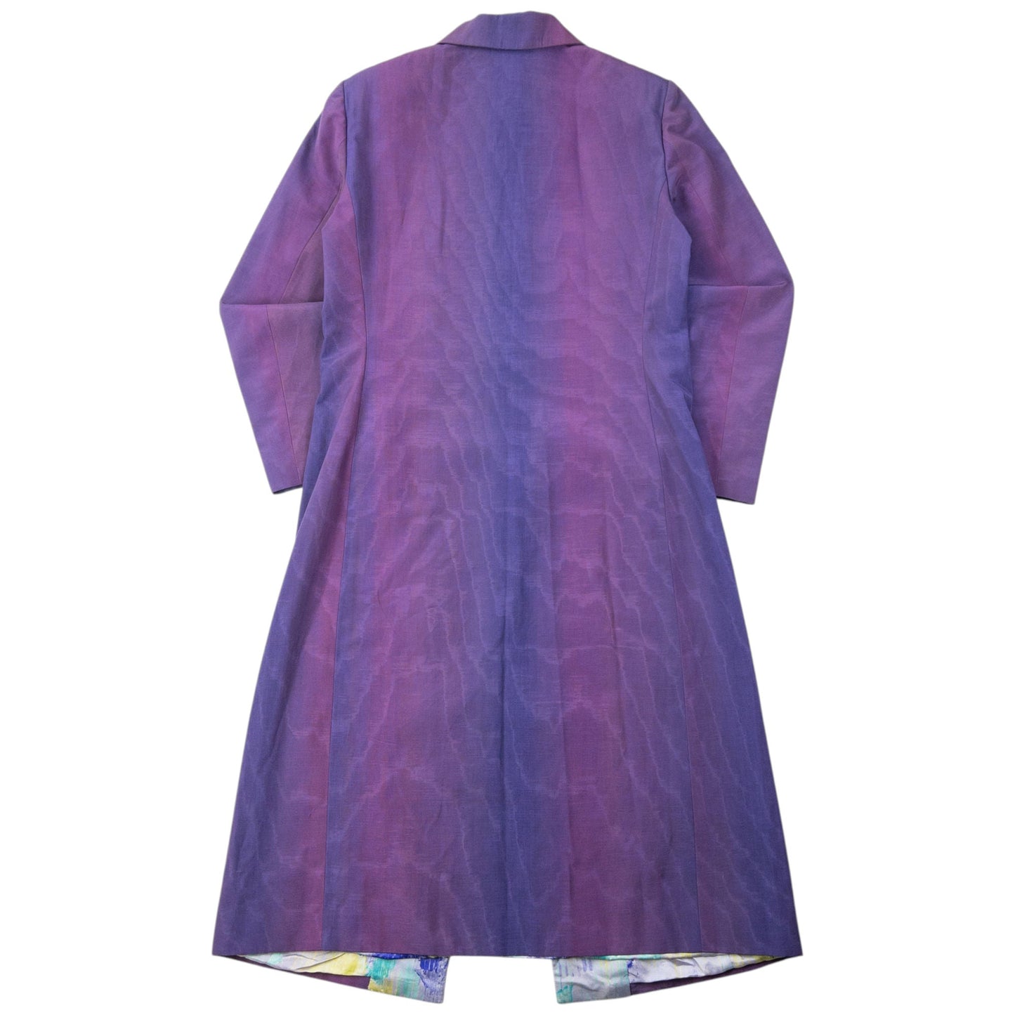 Vintage 90s Gianni Versace Couture Trench Jacket Womens Size L | Large, Purple