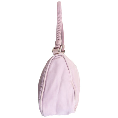 Vintage 2000s Prada Mini Baguette Shoulder Bag | O/S, Pink