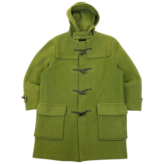 Vintage 2000s Burberry Wool Duffle Jacket Size XL | O/S, Green