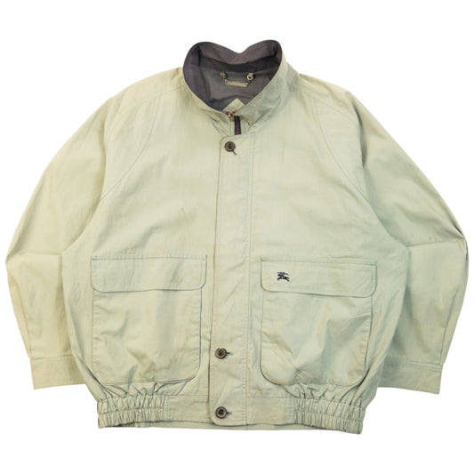 Vintage 90s Burberry Zip Up Jacket Size XS | XS, Green
