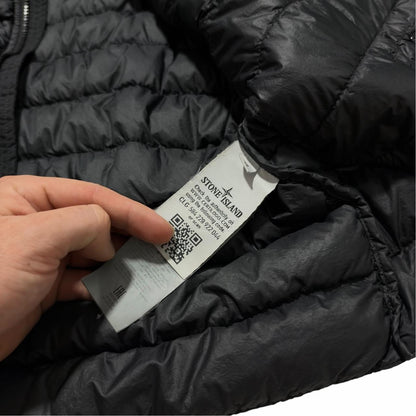 Stone Island Garment Dyed Micro Yarn Down Jacket | XL, Black