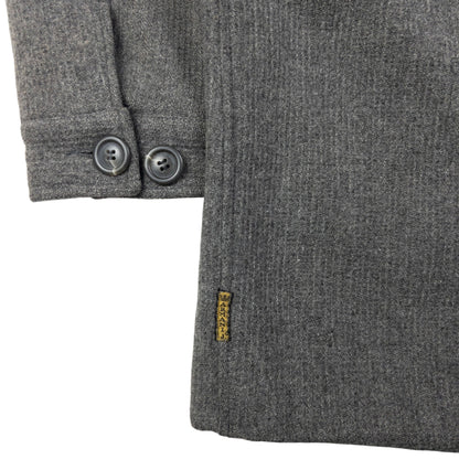 Vintage Armani Jeans Button Up Wool Jacket Size XL