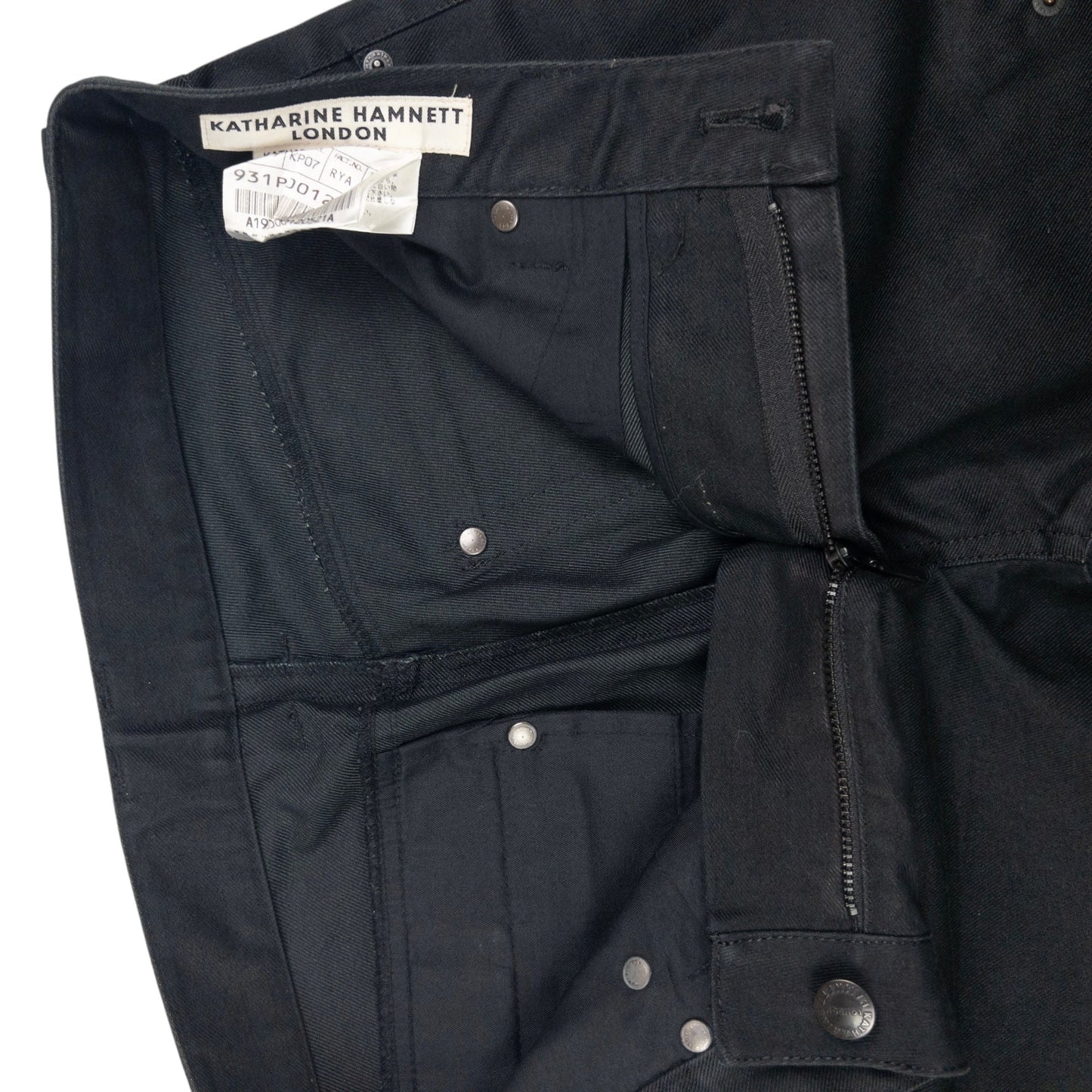 Vintage Katharine Hamnett Flared Denim Jeans Size M