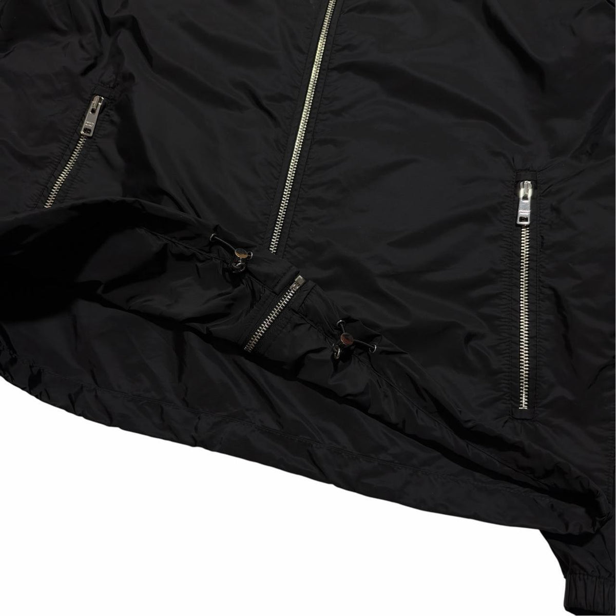 Prada Windbreaker Nylon Jacket | Medium, Black