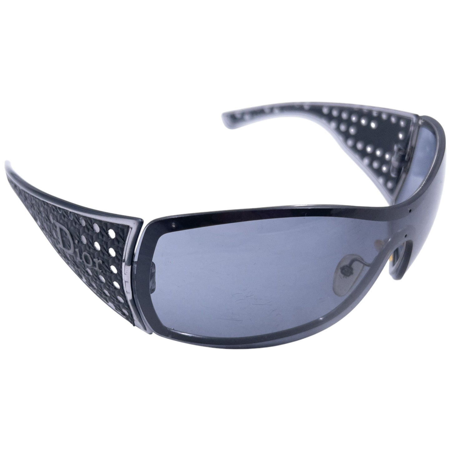 Vintage Dior Polka Dot Shield Sunglasses