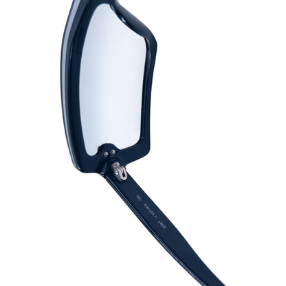 Vintage 2000s Chanel Shield Sunglasses | O/S, Black