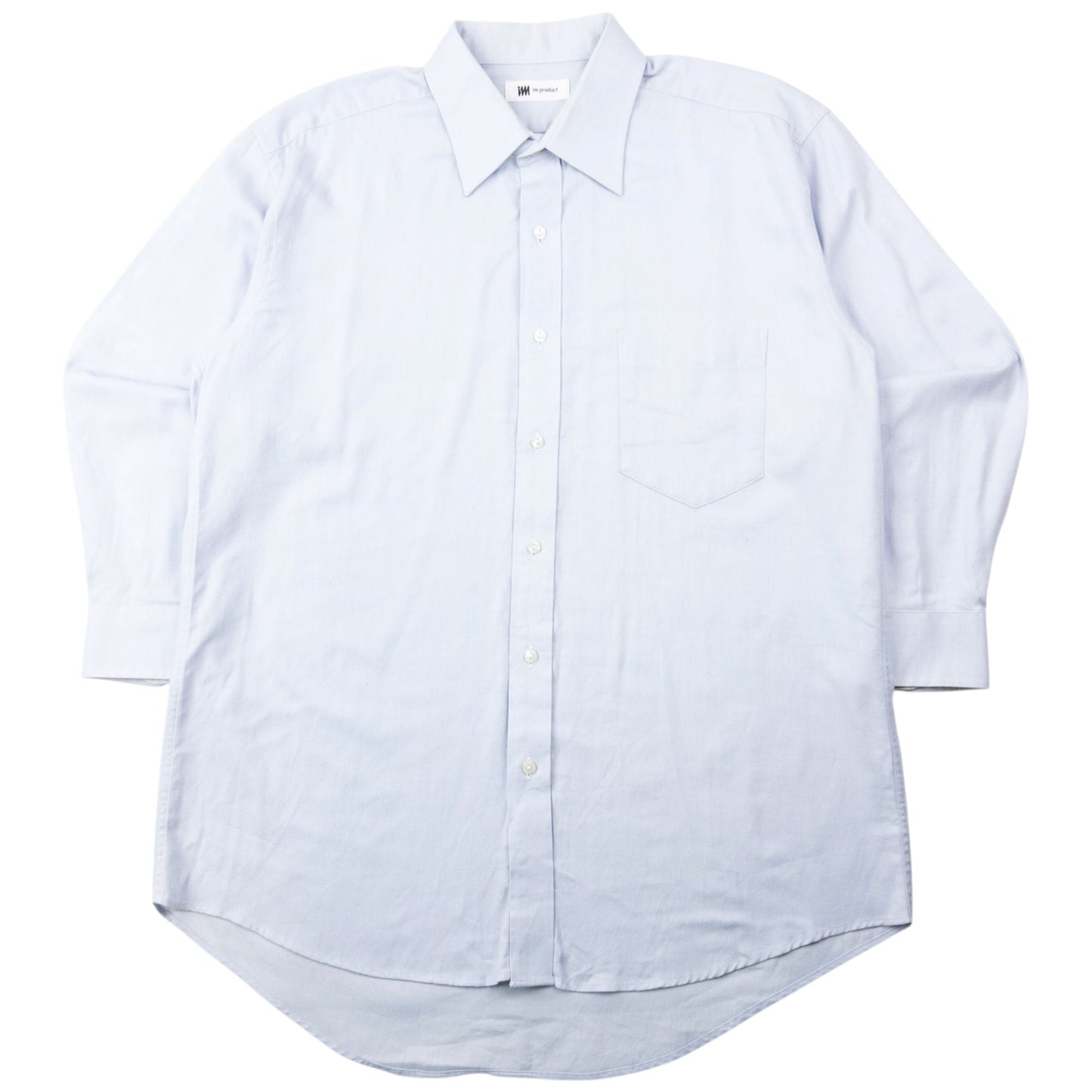 Vintage 90s Issey Miyake Long Sleeve Button Up Shirt Size L | Large, Blue