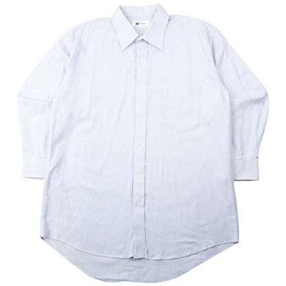 Vintage 90s Issey Miyake Long Sleeve Button Up Shirt Size L | Large, Blue