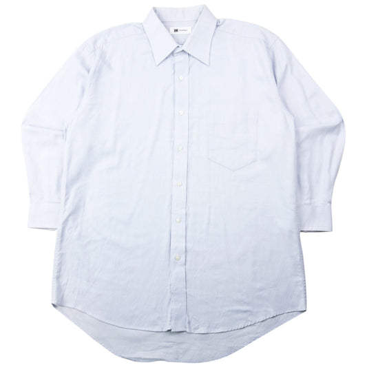Vintage 90s Issey Miyake Long Sleeve Button Up Shirt Size L | Large, Blue