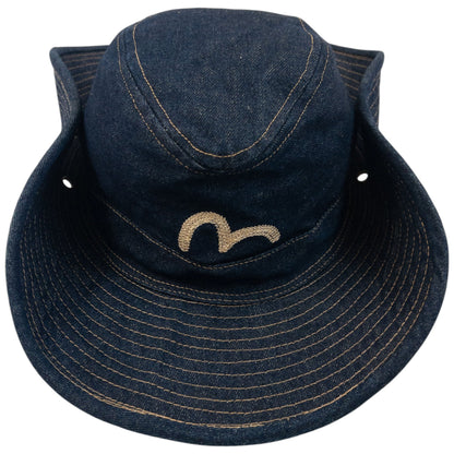 Vintage 2000s Evisu Gull Japanese Denim Hat | O/S, Multicoloured
