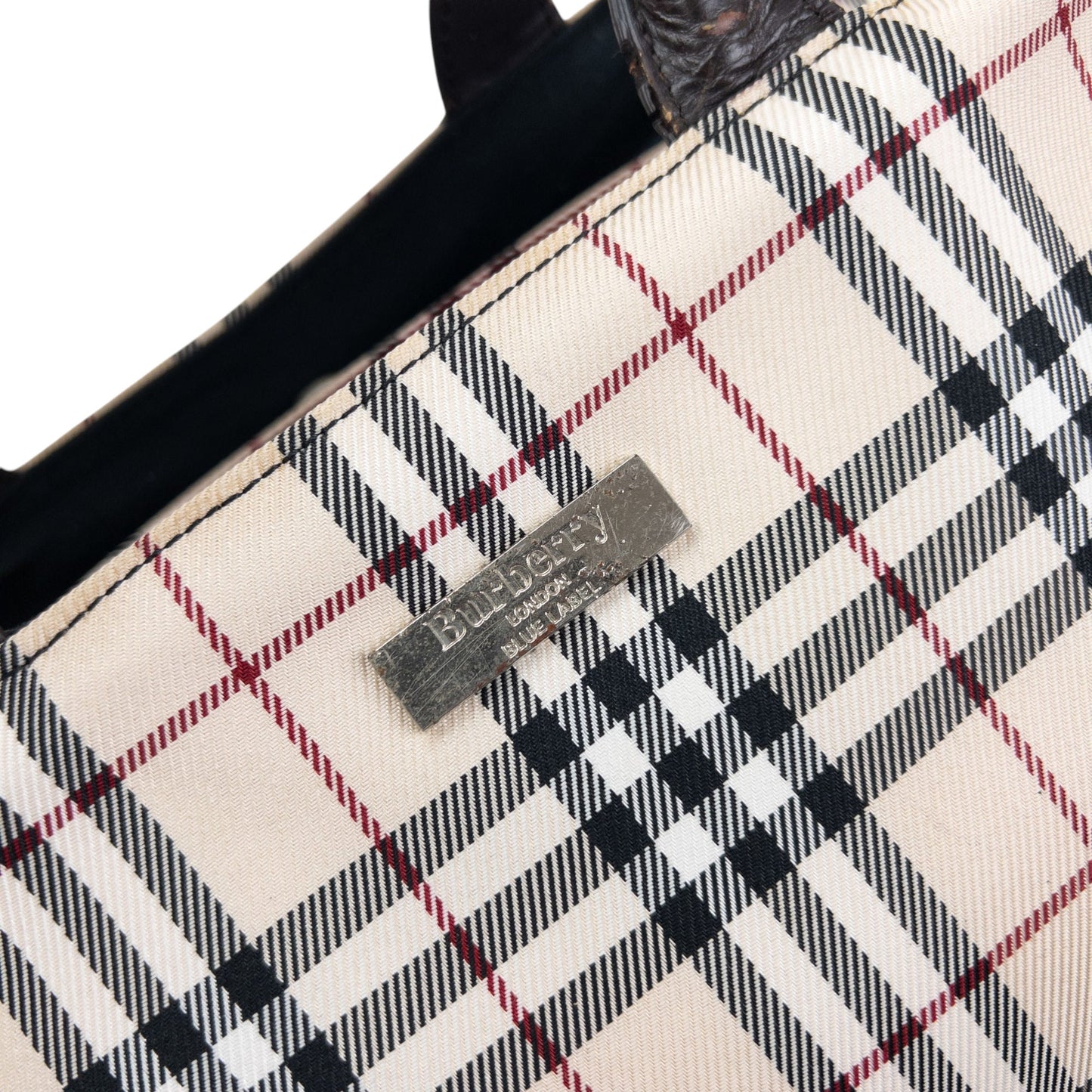 Vintage 2000s Burberry Blue Label Nova Check Handbag | O/S, Multicoloured
