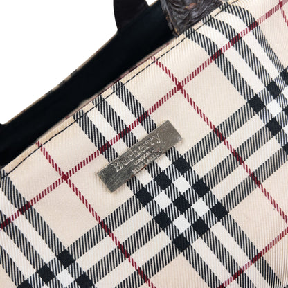 Vintage 2000s Burberry Blue Label Nova Check Handbag | O/S, Multicoloured