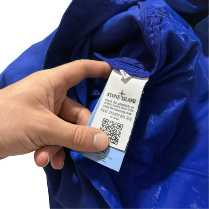 Stone Island Nylon Shimmer Overshirt | XL, Shimmer Blue
