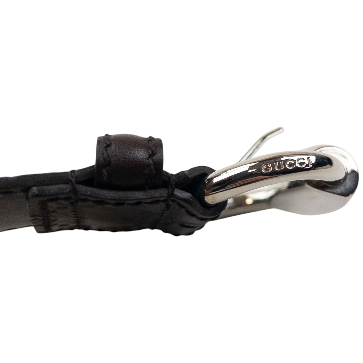 Vintage 2000s Gucci Embossed Monogram Leather Belt Size L | O/S, Brown