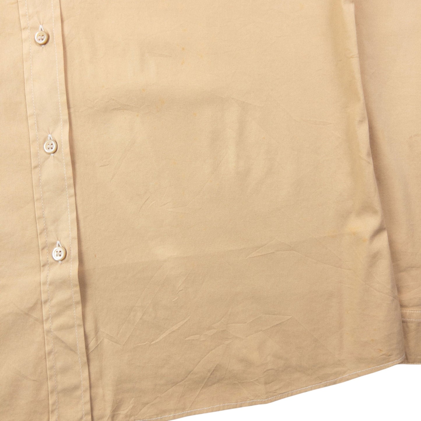 Vintage 2000s Prada Tie Dye Long Sleeve Button Up Shirt Womens Size M | Medium, Beige
