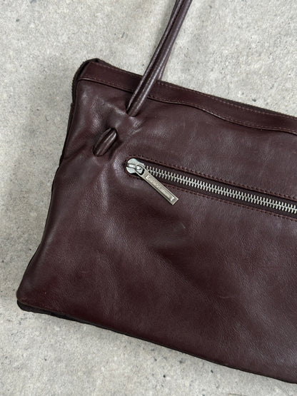 Giorgio Armani 1990s Leather Minimal Shoulder Bag